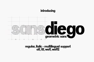 Related font sansdiego