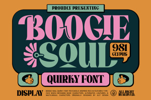 Related font Boogie Soul