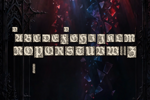 Related font Deutsche Druckschrift