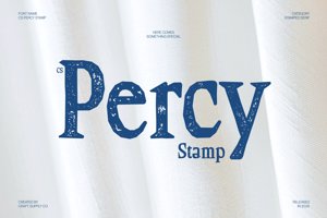 Related font CS Percy Stamp