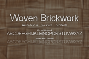 Related font Woven Brickwork