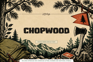 Related font Chopwood