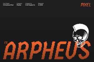 Related font CS Arpheus Pixel