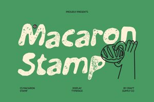 Related font CS Macaron Stamp