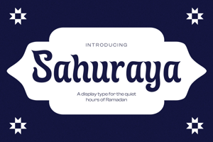 Related font Sahuraya