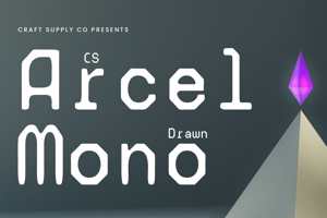 Related font CS Arcel Mono Drawn