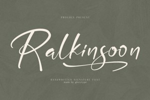Related font Ralkinsoon