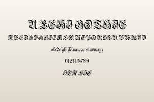 Related font Uechi Gothic