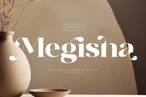 Related font Megisha