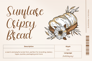 Sunflare Crispy Bread