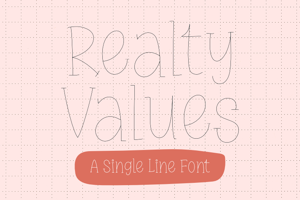Realty Values Single Line