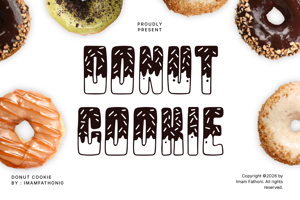 Related font Donut Cookie