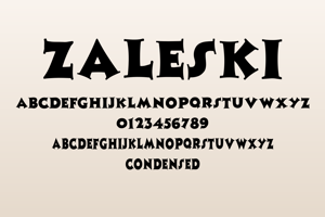 Related font Zaleski