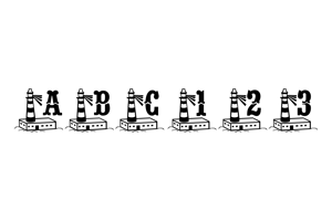 Related font BJF Beacon of Light