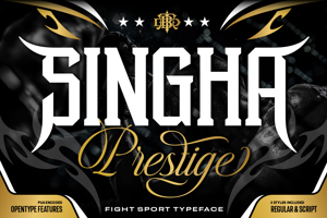 Related font Singha Prestige