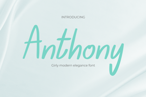 Related font Anthony