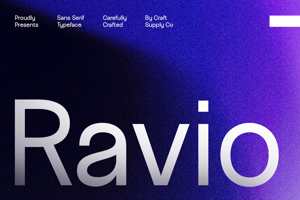 Related font Ravio
