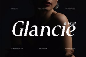 Related font CS Glancie Pixel