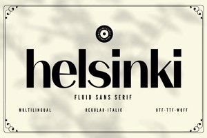 Related font Helsinki