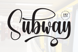 Related font Subway