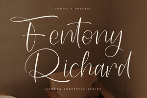 Related font Fentony Richard