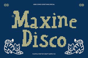 Related font CS Maxine Disco
