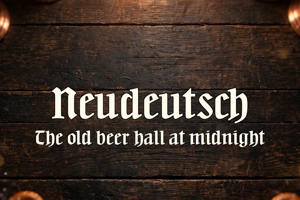 Related font Neudeutsch