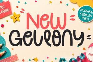 Related font New Gellony