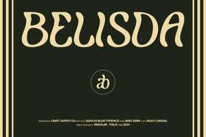 Related font Belisda Blur