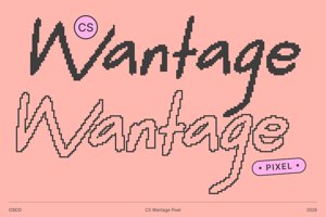 Related font CS Wantage Pixel