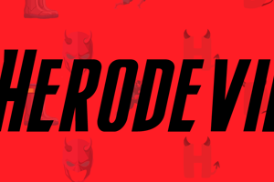 Related font Herodevil Caps