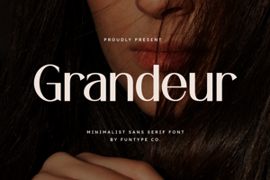 Related font Grandeur