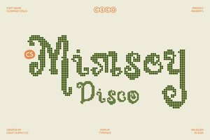 Related font CS Mimsey Disco