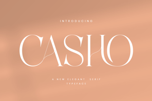 Related font Casho