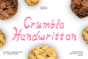 Related font Crumble Handwritten