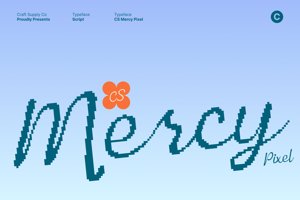 Related font CS Mercy Pixel