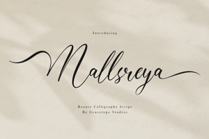 Related font Mallsreya