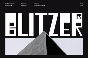 Related font CS Blitzer