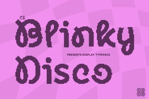 Related font CS Blinky Disco