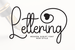 Related font Lettering