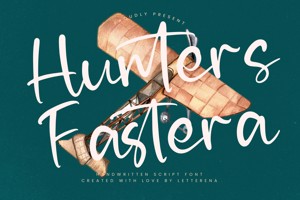Related font Hunters Fastera VERSION