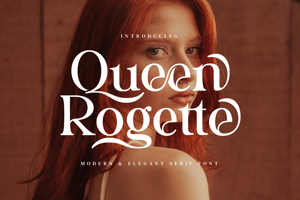 Related font Queen Rogette