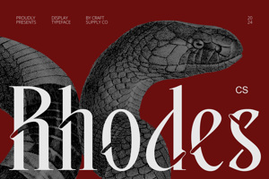 Related font CS Rhodes
