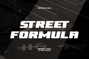 Related font Street Formula