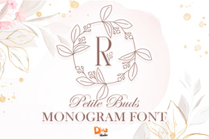 Petite Buds Monogram