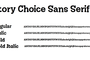 Story Choice Sans Serif