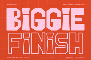 Related font Biggie Finish