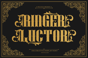 Related font Ringer Luctor