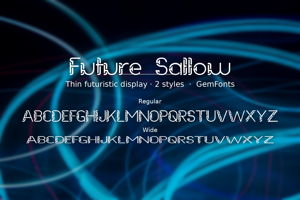 Related font Future Sallow