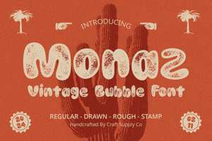 Related font Monaz Vintage Stamp